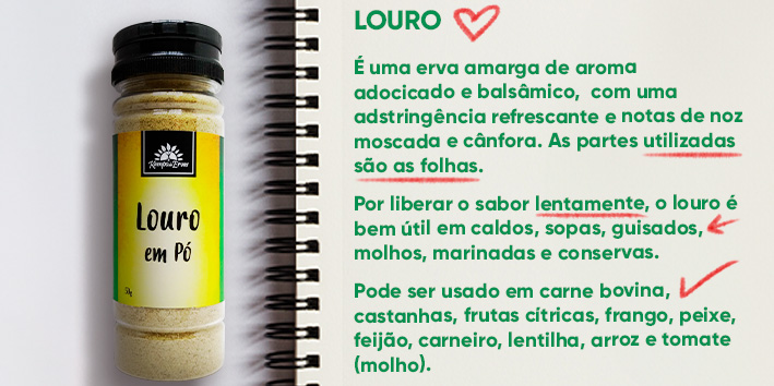 Sabores e saberes - Louro 2